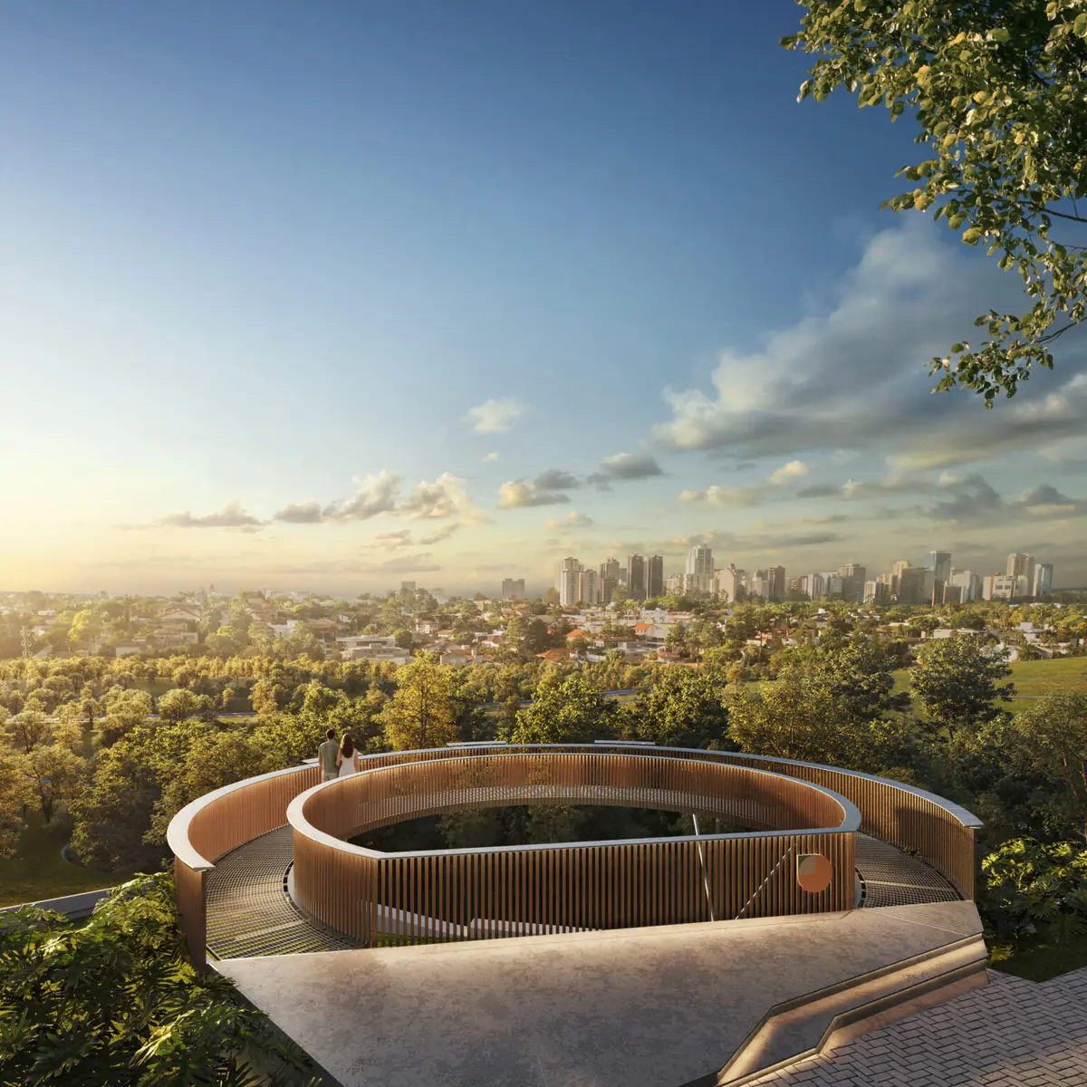 Arquitetura contemporânea integrada à natureza